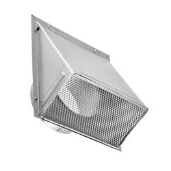 8 in. Aluminum Fresh Air Intake Wall Vent with Screen