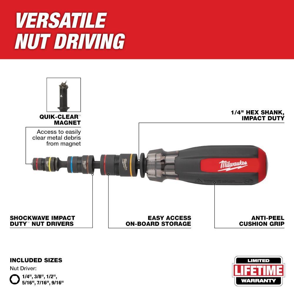 *CVR* MULTI-NUT DRIVER W/ SHOCKWAVE 