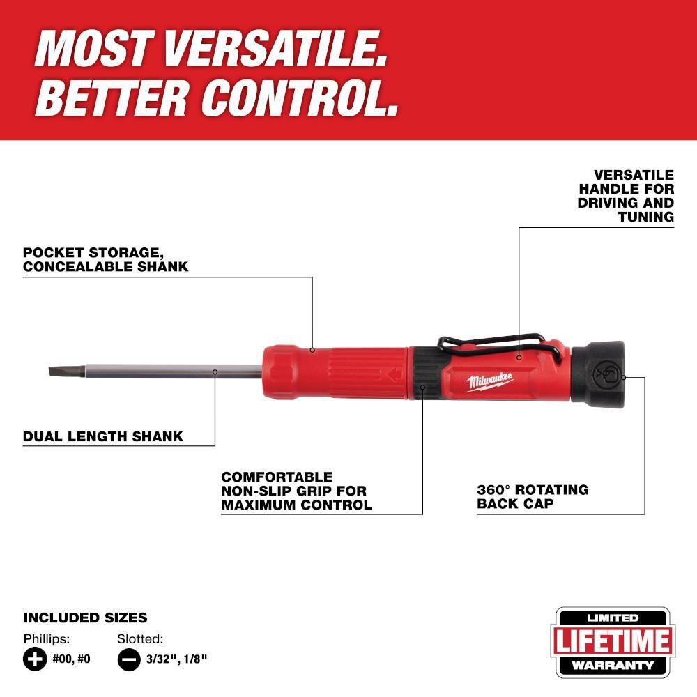 4-in-1 Pocket Precision Multi-Bit Screwdriver 