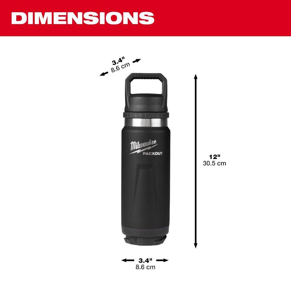 24 oz. PACKOUT Insulated Tumbler in Black 