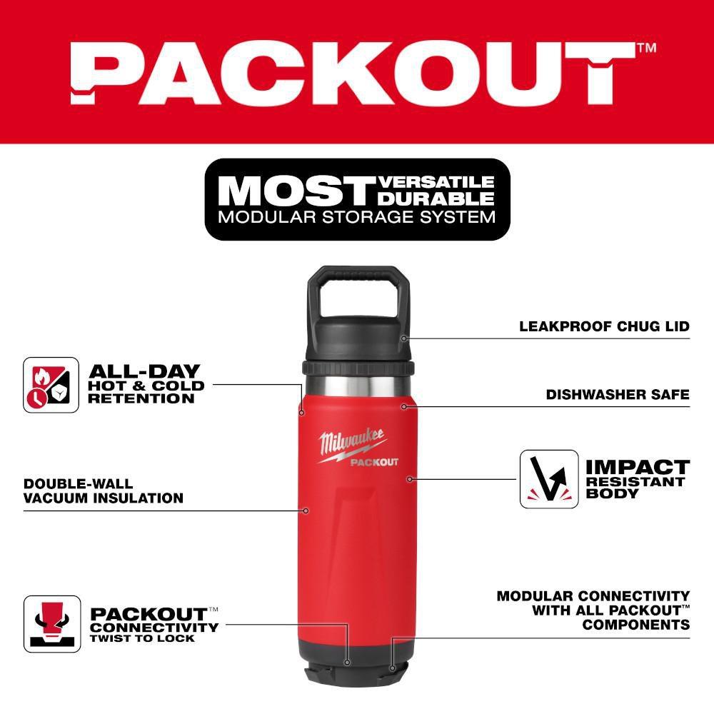 24 oz. PACKOUT Insulated Tumbler in Red 