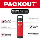 24 oz. PACKOUT Insulated Tumbler in Red 