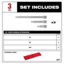 *CVR* 3PC 1/2 DRIVE WOBBLE EXTENSIO 