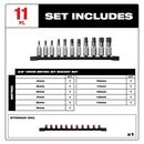 *CVR* 11PC 3/8 DRIVE HEX BIT SOCKET 