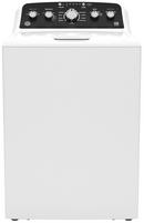 27 in. 4.5 cu. ft. Top Load Washer with Stainless Steel Base in Matte Black/White 