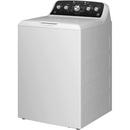 27 in. 4.5 cu. ft. Top Load Washer with Stainless Steel Base in Matte Black/White 