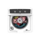 27 in. 4.3 cu. ft. Top Load Washer with Agitator in Black Stainless/White 