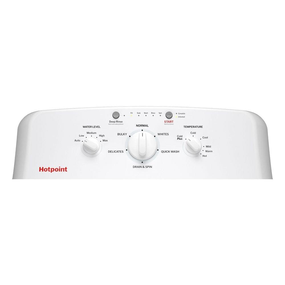 27"W 4.0 cu. Ft. Electric Top Load Washer with Stainless Basket, Cold Plus, and Water Level Control in White 