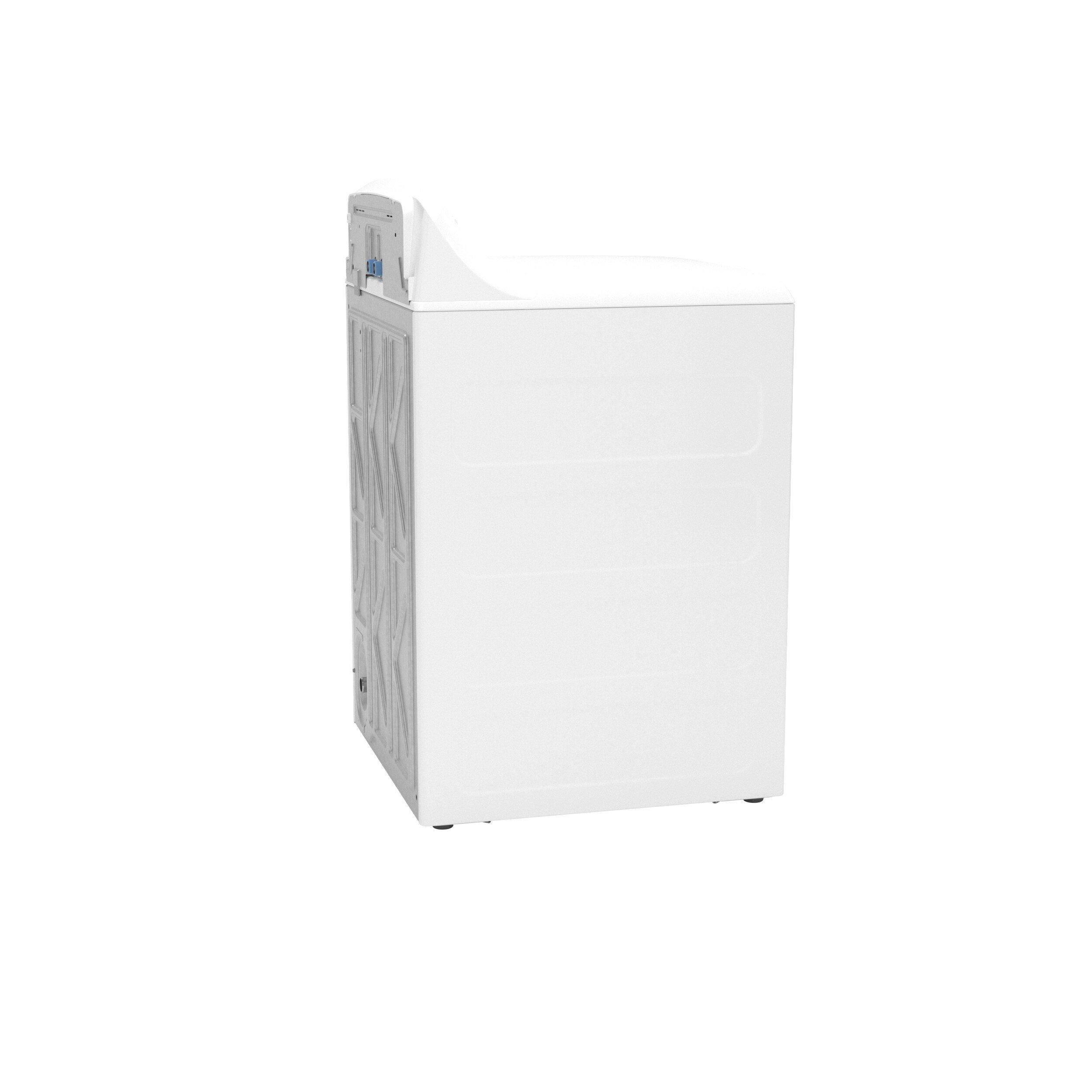 27"W 4.0 cu. Ft. Electric Top Load Washer with Stainless Basket, Cold Plus, and Water Level Control in White 