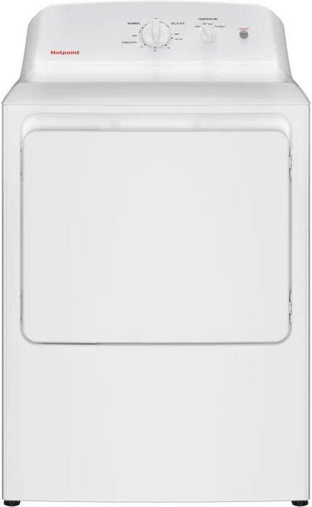 6.2 cu. ft. Electric Dryer in White 
