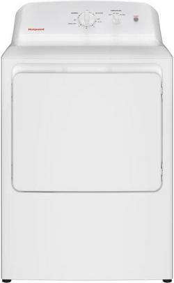 6.2 cu. ft. Electric Dryer in White