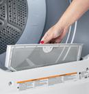 6.2 cu. ft. Electric Dryer in White 