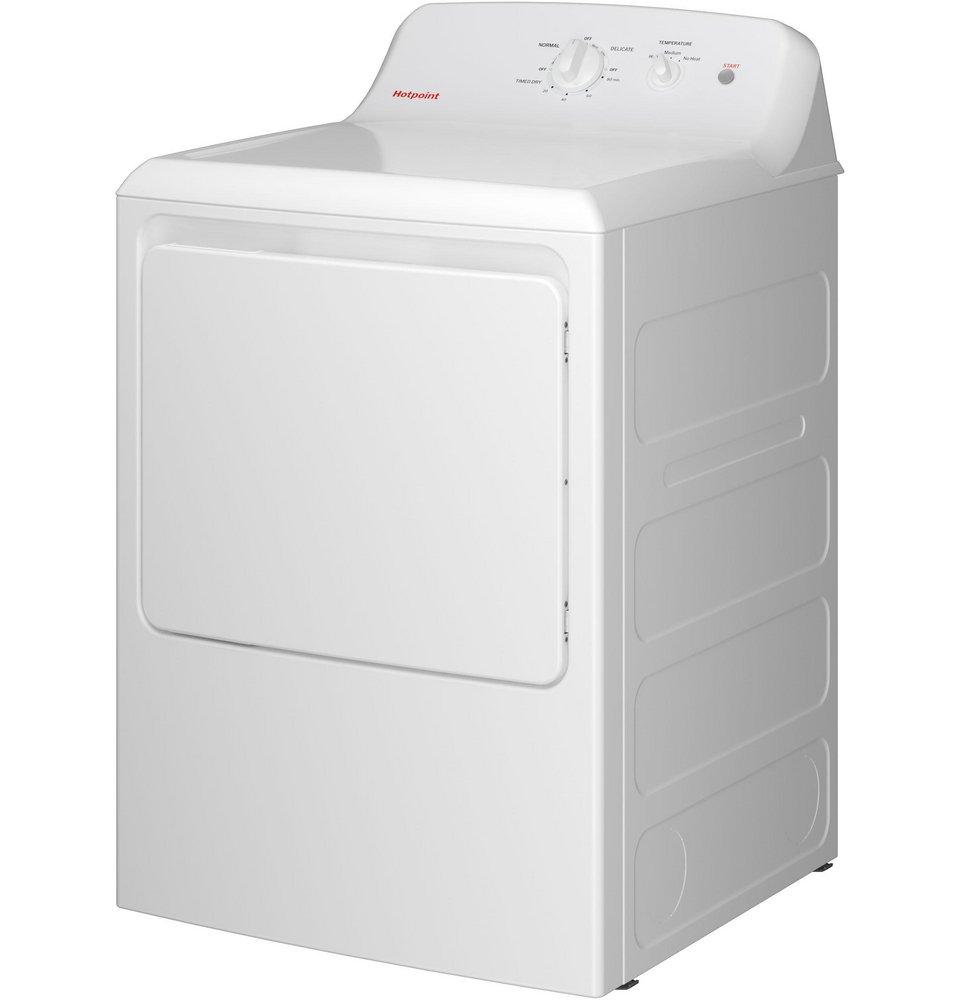 6.2 cu. ft. Electric Dryer in White 