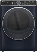 GE Profile&trade; Sapphire Blue 28 in. 7.8 cu. ft. Front Load Electric Steam Dryer 