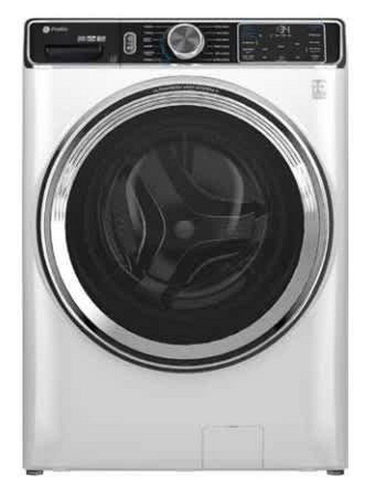 GE Profile™ White 28 in. 5.3 cu. ft. Smart Front Load Washer 