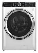 GE Profile™ White 28 in. 5.3 cu. ft. Smart Front Load Washer 