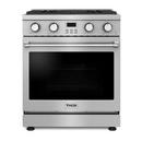 30 in. 4-Burner Freestanding Range in Stainless Steel