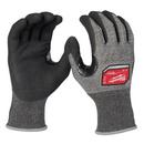 Cut Level 4 High-Dexterity Nitrile Dipped Gloves, S 