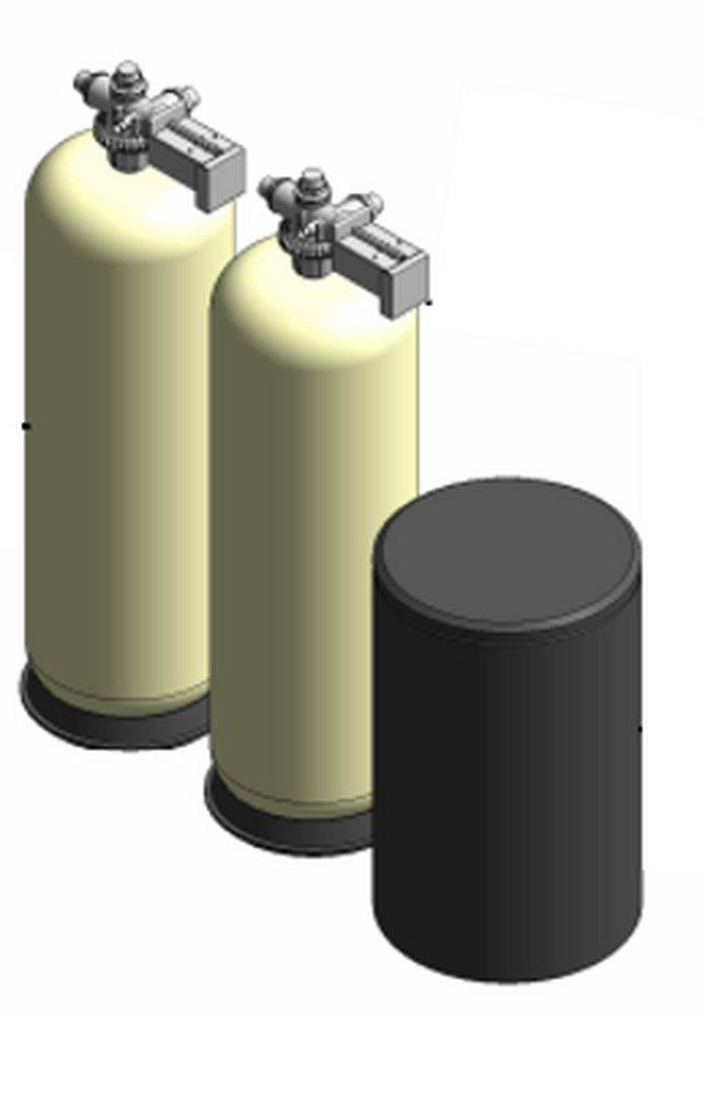 330,000 grains 3 Tank Water Softener 