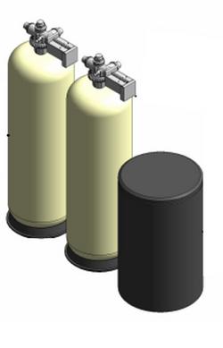 330,000 grains 3 Tank Water Softener
