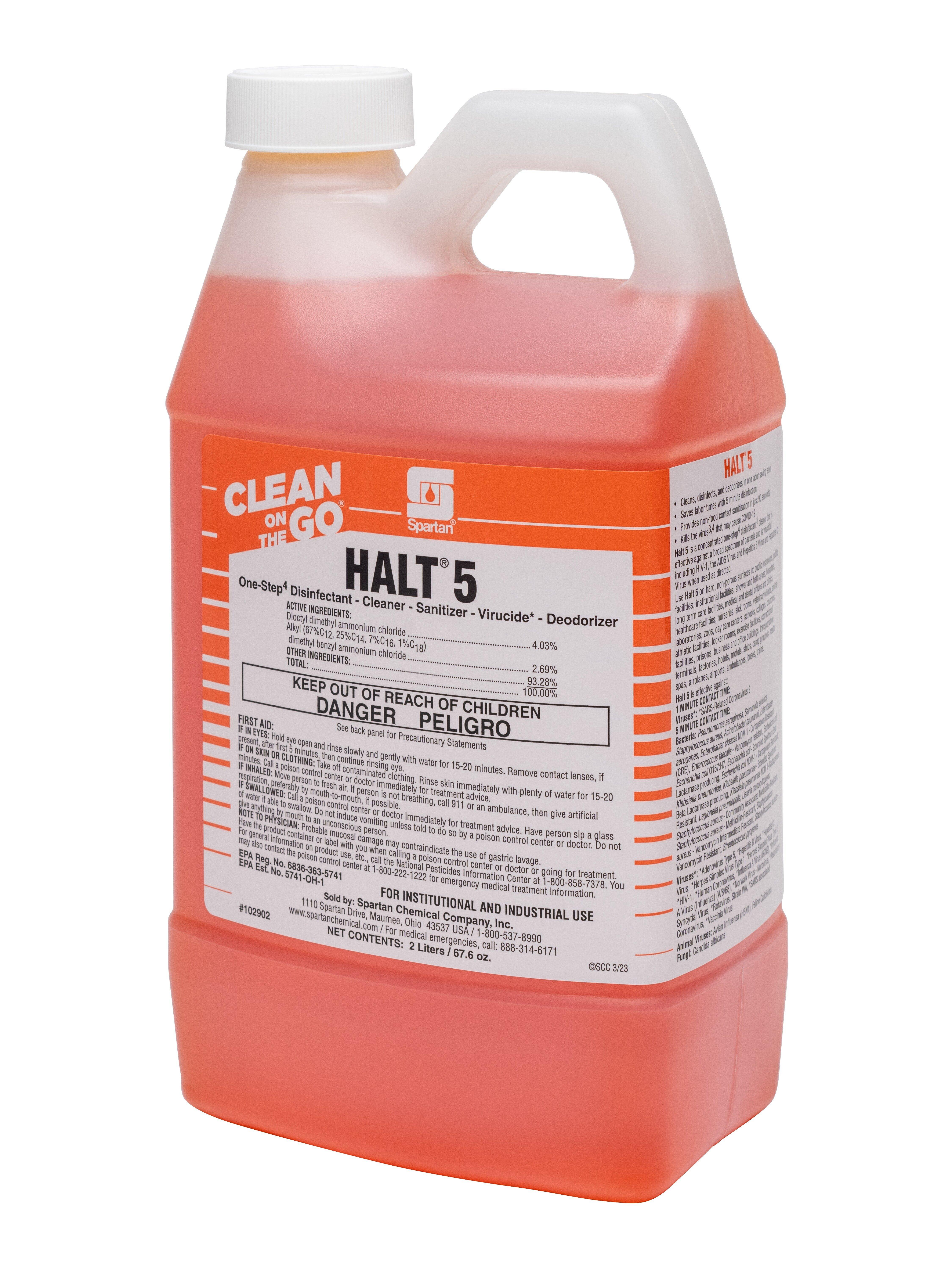 Spartan Chemical Orange Disinfectant Cleaner in Orange (Case of 4) 