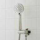 Thermostatic Shower System in Polished Nickel with Rain Shower Head, Hand Shower, Hose, Valve Trim and Diverter - Valve Included 
