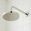 Thermostatic Shower System in Polished Nickel with Rain Shower Head, Hand Shower, Hose, Valve Trim and Diverter - Valve Included 