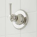 Thermostatic Shower System in Polished Nickel with Rain Shower Head, Hand Shower, Hose, Valve Trim and Diverter - Valve Included 
