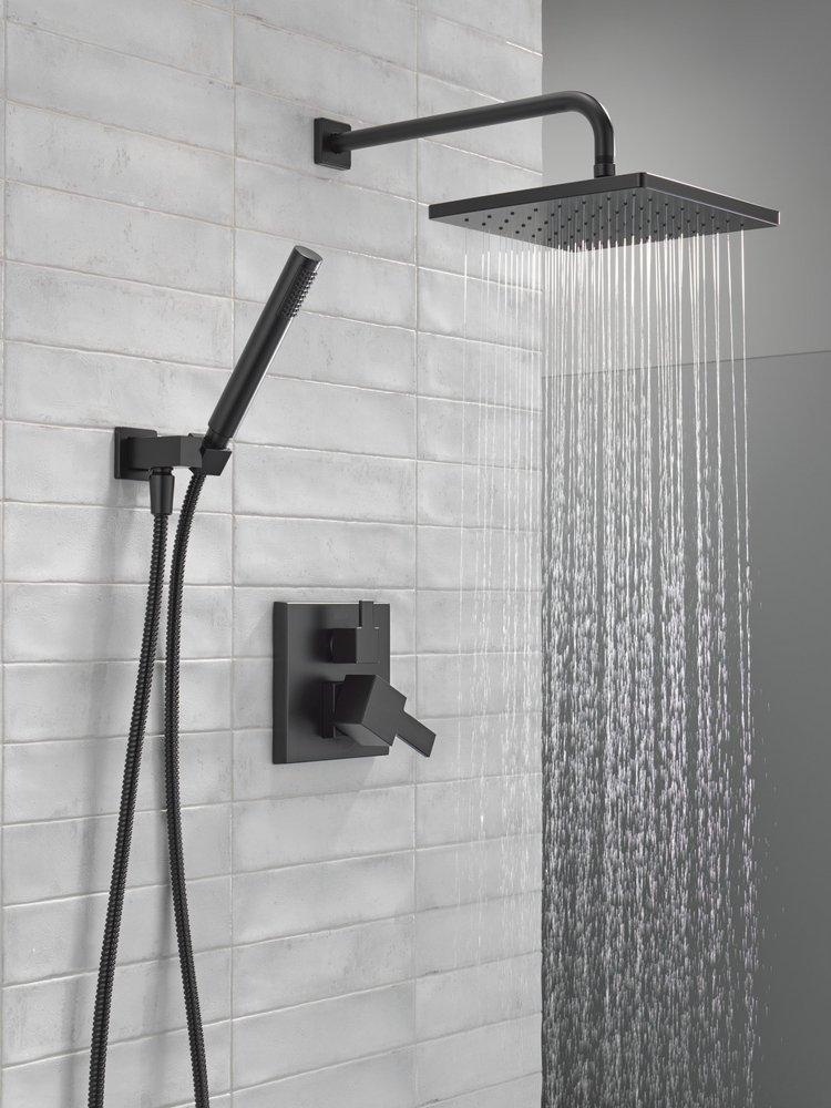 Delta Faucet Matte Black One Handle Single Function Shower System 