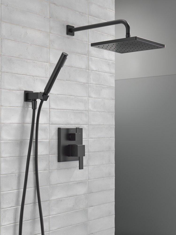 Delta Faucet Matte Black One Handle Single Function Shower System 
