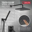 Delta Faucet Matte Black One Handle Single Function Shower System 