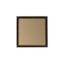 5 in. Square Tile-In Strainer in Satin Champagne 