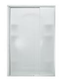 Sterling Silver 65-1/2 x 36 in. Framed Pivot Shower Door 