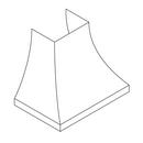 CCY 36 600 CFM SS WALL RNGE HOOD 