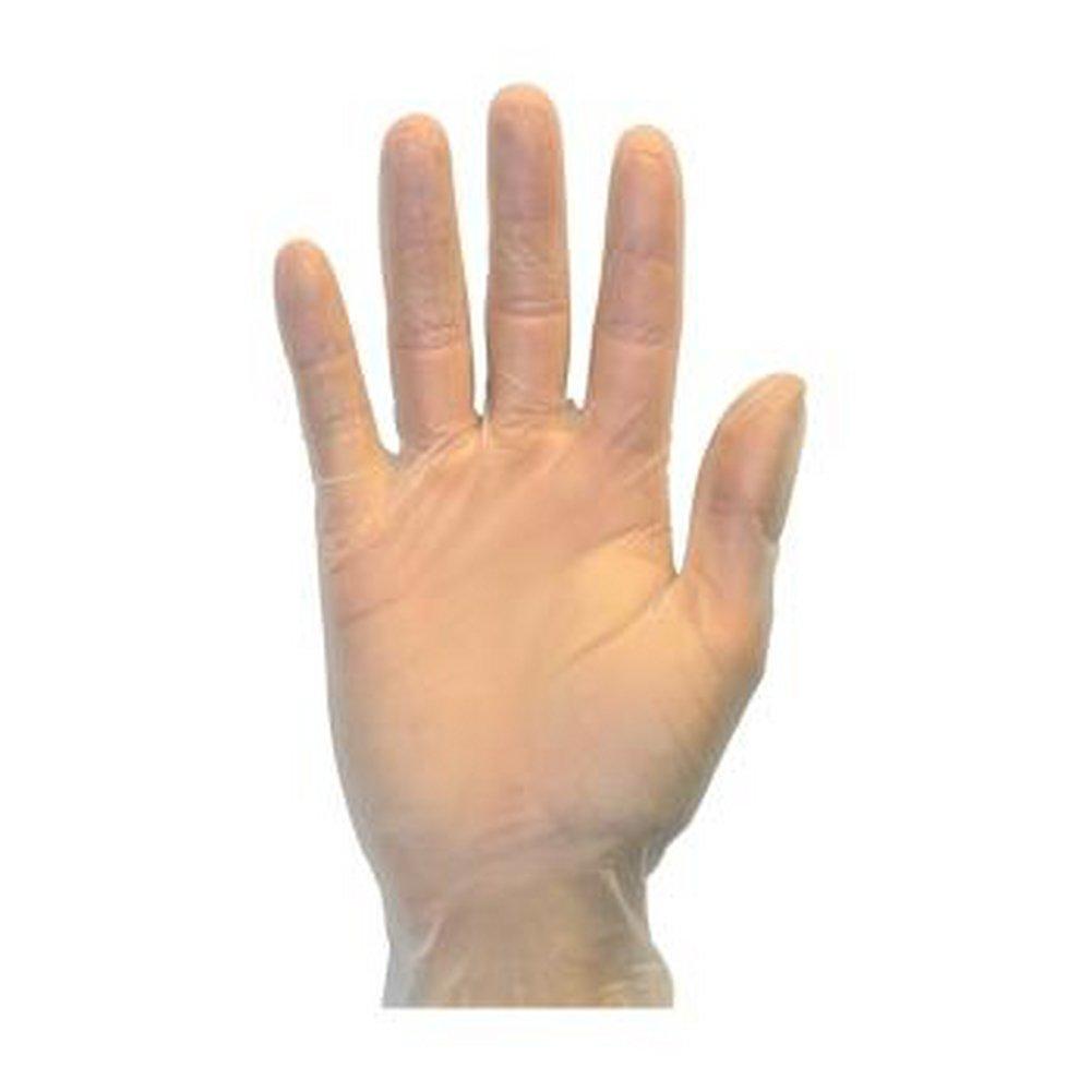 Latex-Free Premium Clear Disposable Gloves, M (Box of 100) 