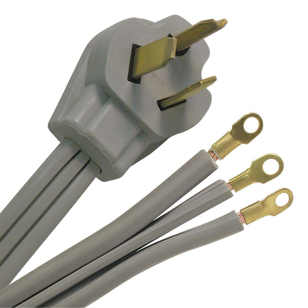 RAPTOR&reg; Grey 30 Amp Appliance Cord 