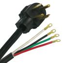 RAPTOR&reg; Black 30 Amp 10/4 SRDT 125/250V Dryer Cord 