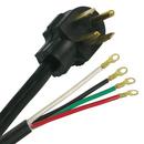 RAPTOR&reg; Black 30 Amp 10/4 SRDT 125/250V Dryer Cord 