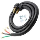 RAPTOR&reg; Black 40 Amp 8/2 & 10/1 SRDT 125V Range Cord 