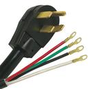 RAPTOR&reg; Black 50 Amp 6/2 & 8/2 SRDT 125/250V Range Cord 
