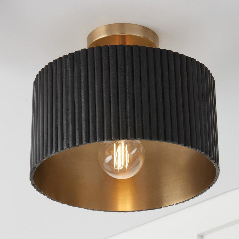 *CVR* 1-LIGHT SEMI-FLUSH 