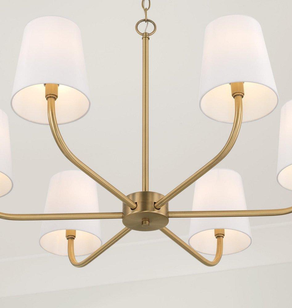 *CVR* 6-LIGHT CHANDELIER 