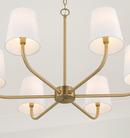 *CVR* 6-LIGHT CHANDELIER 