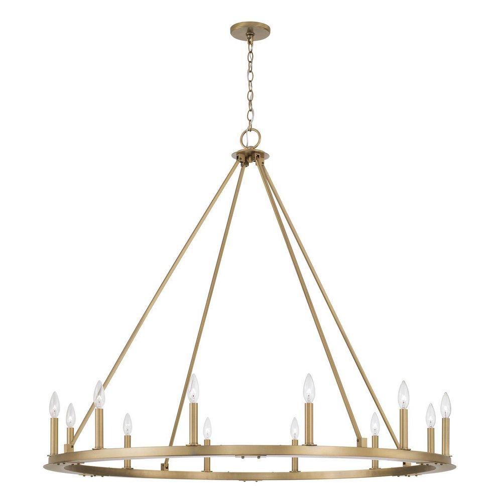 *CVR* 12-LIGHT RING CHANDELIER 