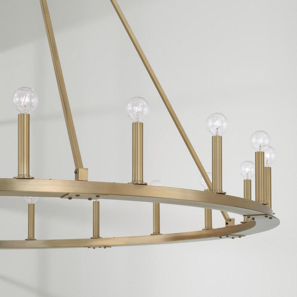 *CVR* 20-LIGHT RING CHANDELIER 