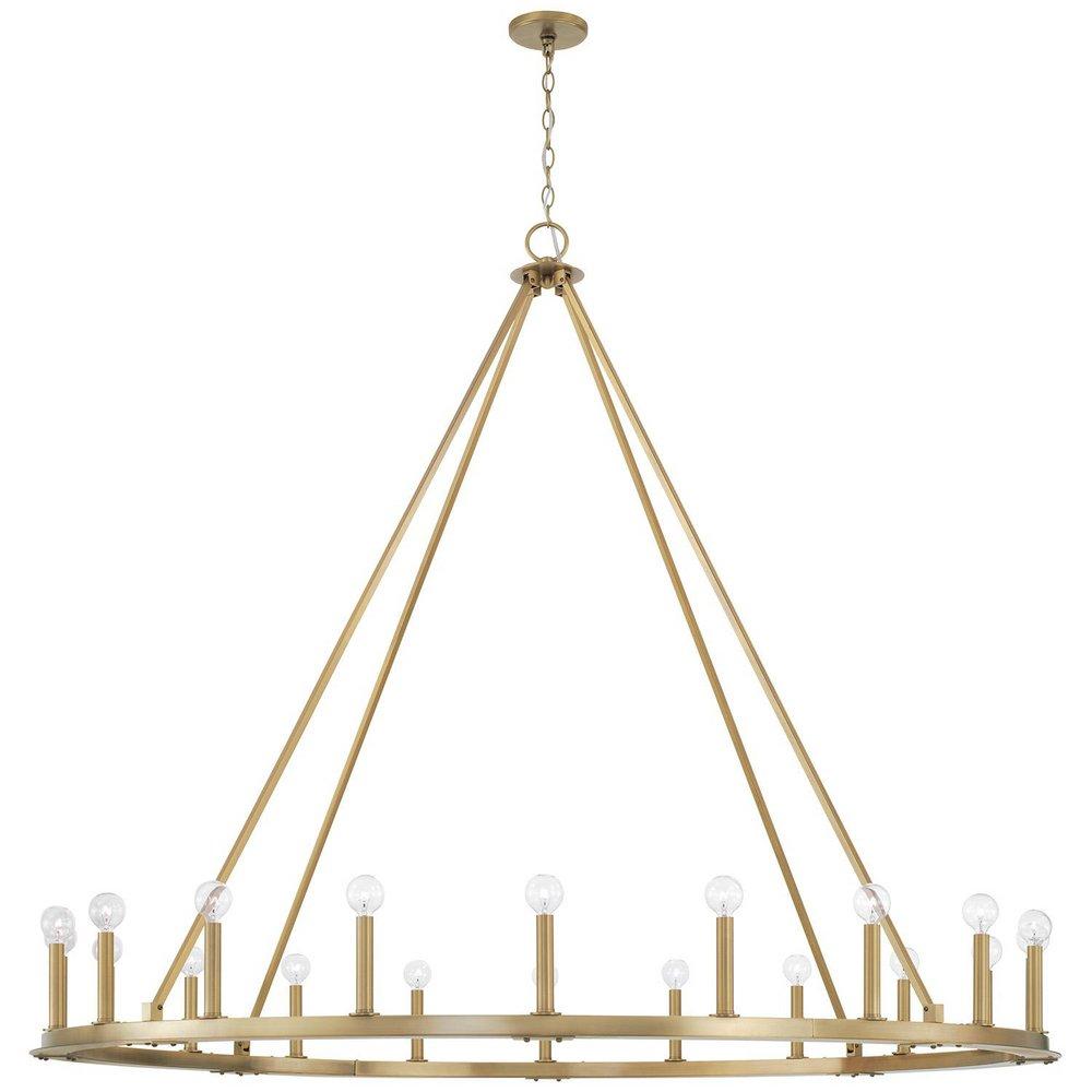 *CVR* 20-LIGHT RING CHANDELIER 