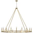 *CVR* 20-LIGHT RING CHANDELIER 