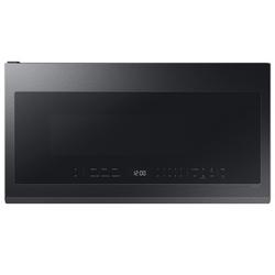 2.1 cu. ft. Smart Over-the-Range Microwave with Auto Connectivity & SmartThings Cooking in Matte Black Steel