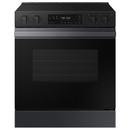 6.3 cu. ft. Electric Self Cleaning Slide-in Range in Matte Black Steel