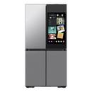 23 cu. ft. Bespoke 4-Door Bespoke Flex Counter Depth Refrigerator with AI Family Hub+ Food in Stainless